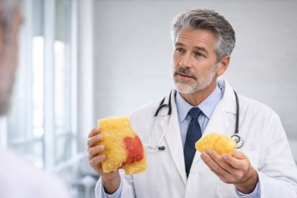 Haeckel Cabral Moraes destaca a redistribuição de volume corporal para resultados equilibrados.