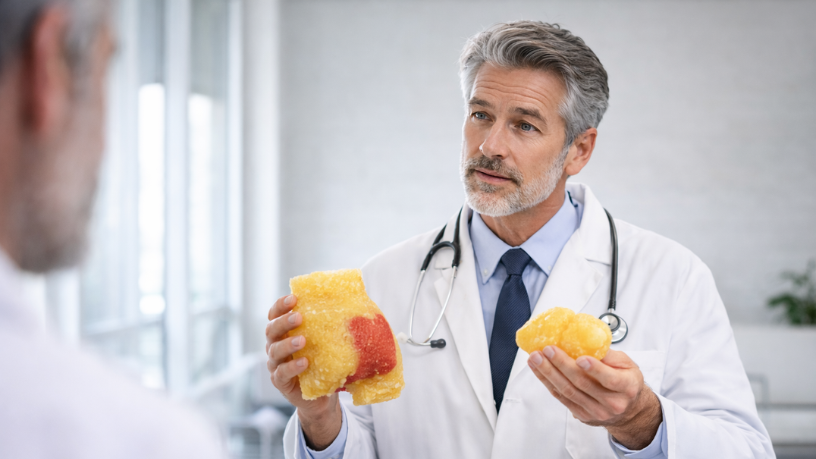 Haeckel Cabral Moraes destaca a redistribuição de volume corporal para resultados equilibrados.