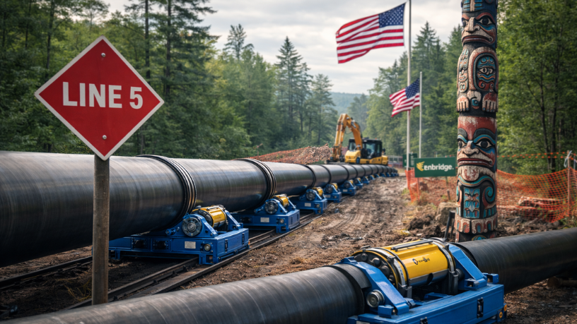 A Justiça Americana determina medidas sobre a Linha 5 enquanto a Liderroll aguarda definição técnica, afirma Paulo Roberto Gomes Fernandes.