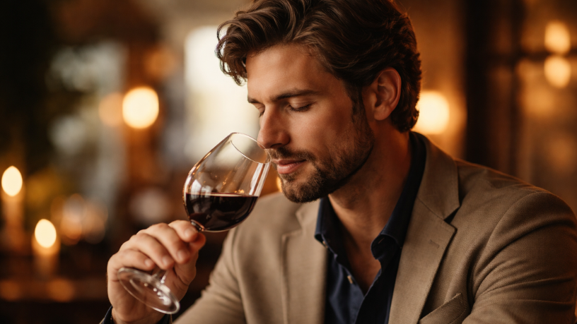 Vitor Barreto Moreira associa apreciar vinho ao exercício de sensibilidade.